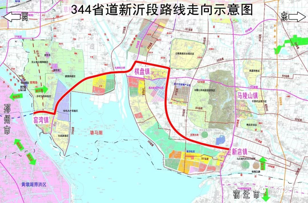 344省道走向图 344省道是《江苏省省道公路网规划(2011-2020年)中