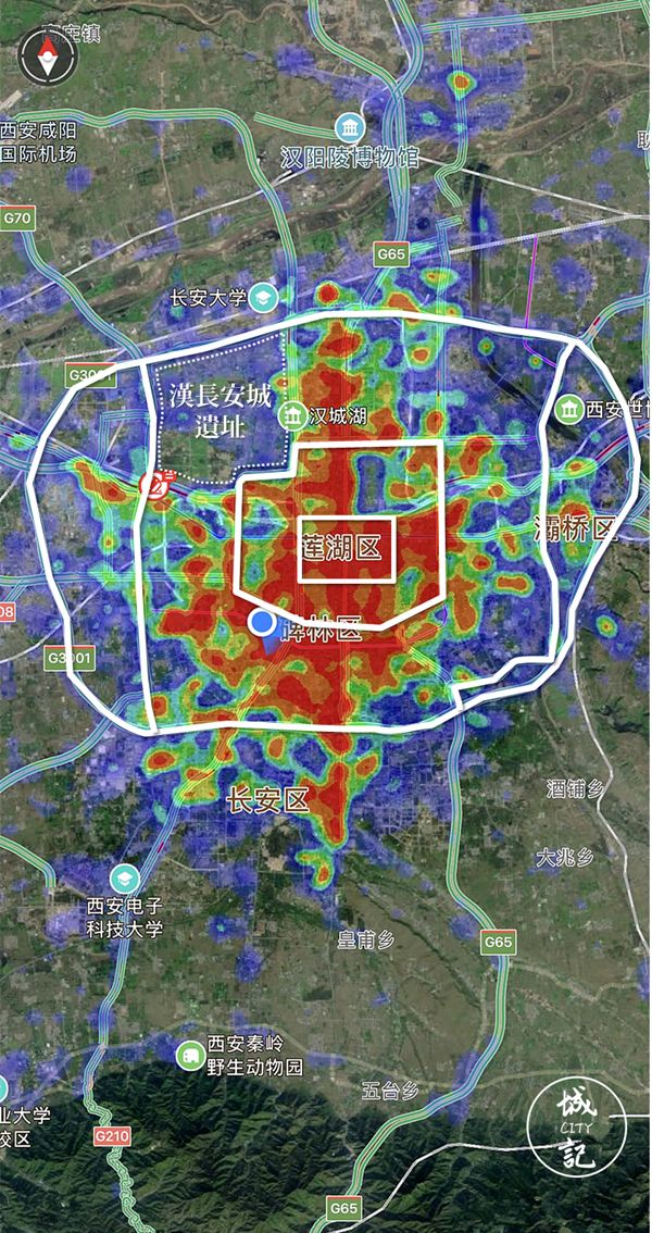 热度大幅超过北京和成都这显示西安的哪些变化