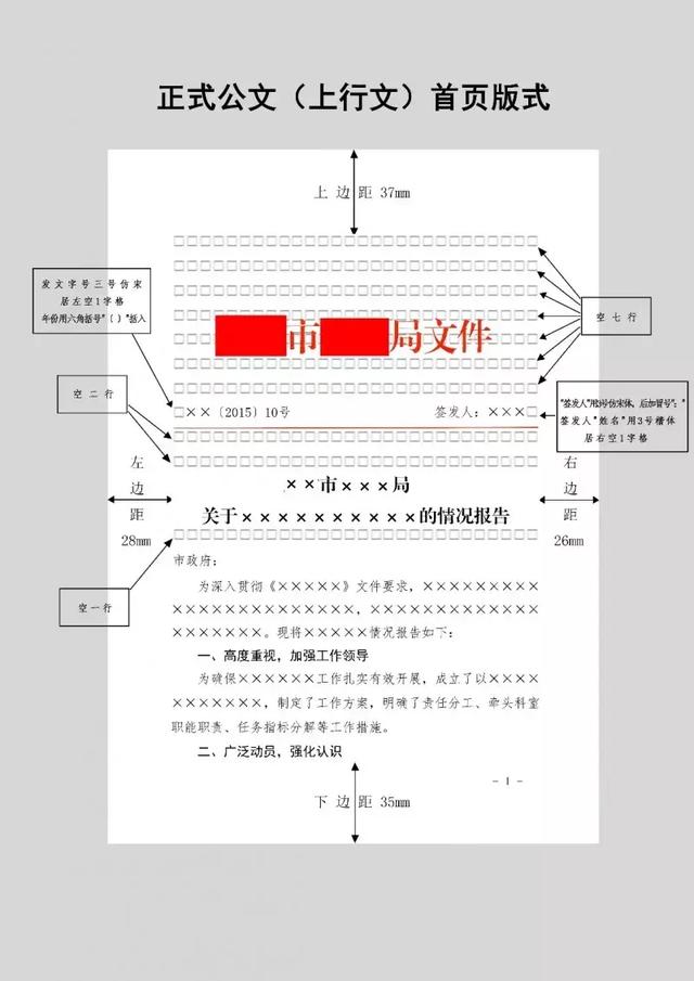 机关公文格式设置规范方法