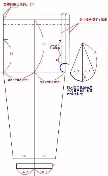 内衣裁剪方法_裤子的裁剪方法图