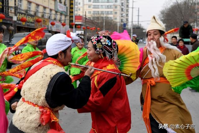 社火火,喜意浓,静宁人民闹春拜大年