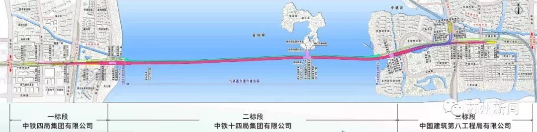 金鸡湖隧道今天开工 计划2022年底建成通车