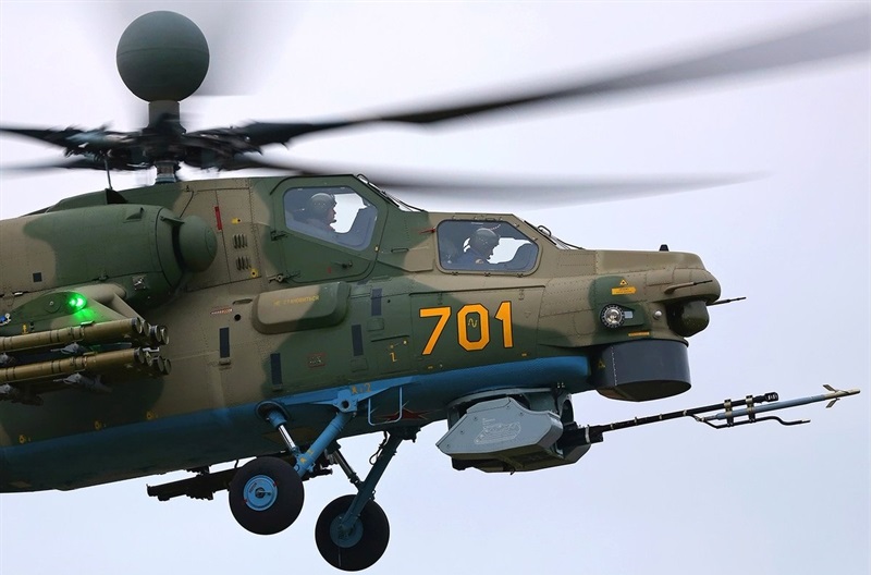 "浩劫"最新版,俄军4月接装米-28nm武装直升机