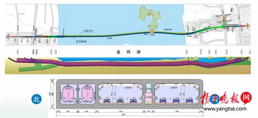 2022年底通车金鸡湖隧道今天正式开工