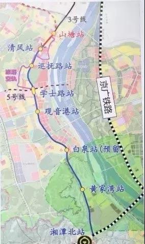 长沙地铁3号线南延至湘潭北站方案曝光株洲没安排上