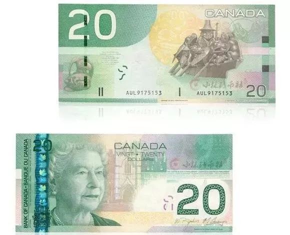 加拿大20加元