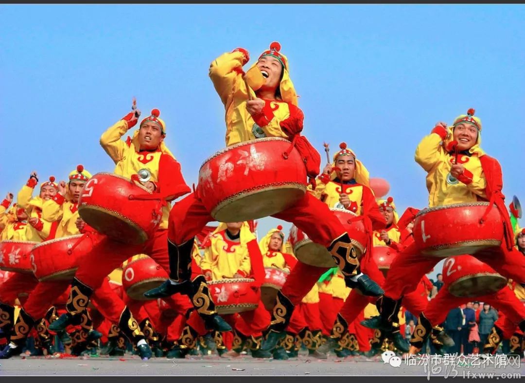 山西省临汾市艺术馆举办威风锣鼓传统曲大赛