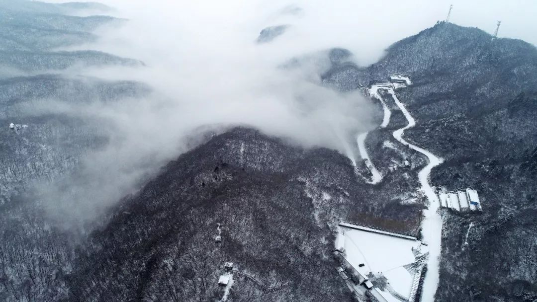 云台山遇上大雪!美景太震撼了!