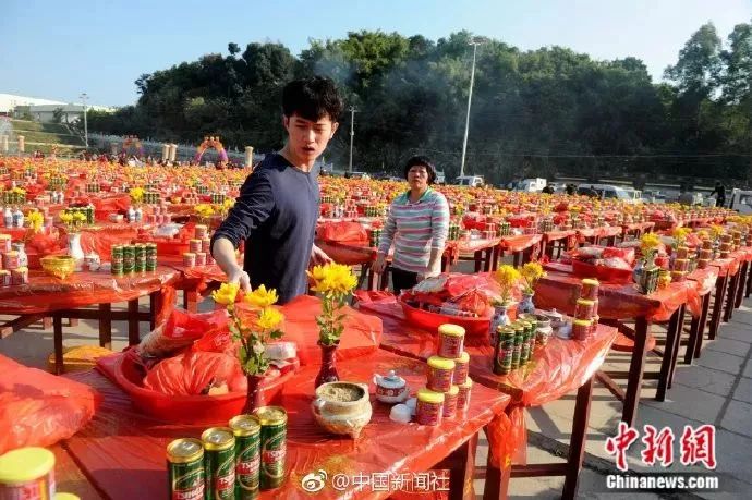 厦门初九"拜天公",这场面太震撼,太壮观._闽南