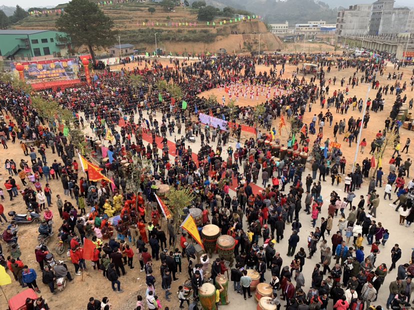 百鼓争鸣!灵山平南镇首届"平南春鼓"活动在平南新城召开