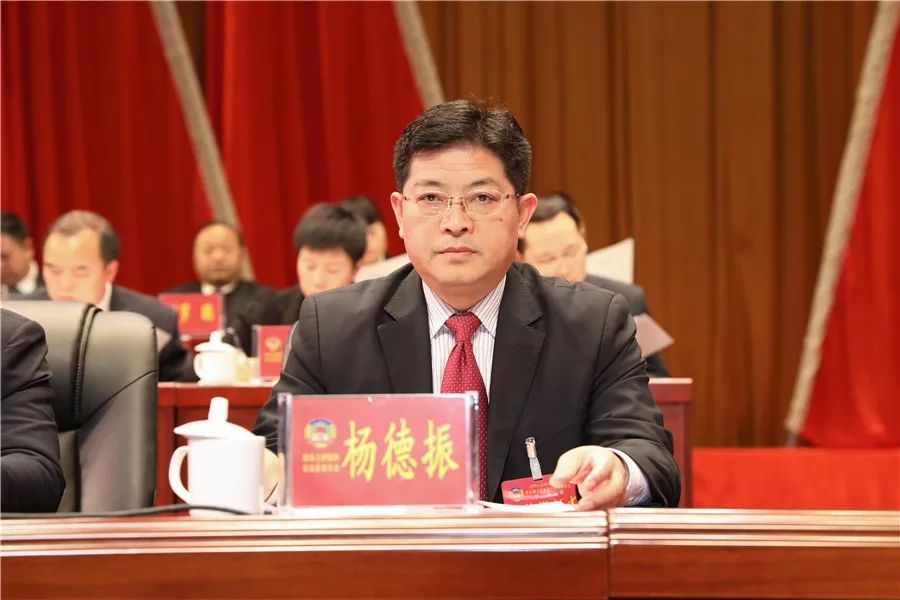 区党工委书记杨启明,县领导杨德振,姚敦发,刘洪斌,张勇,姚敦云,何建昌