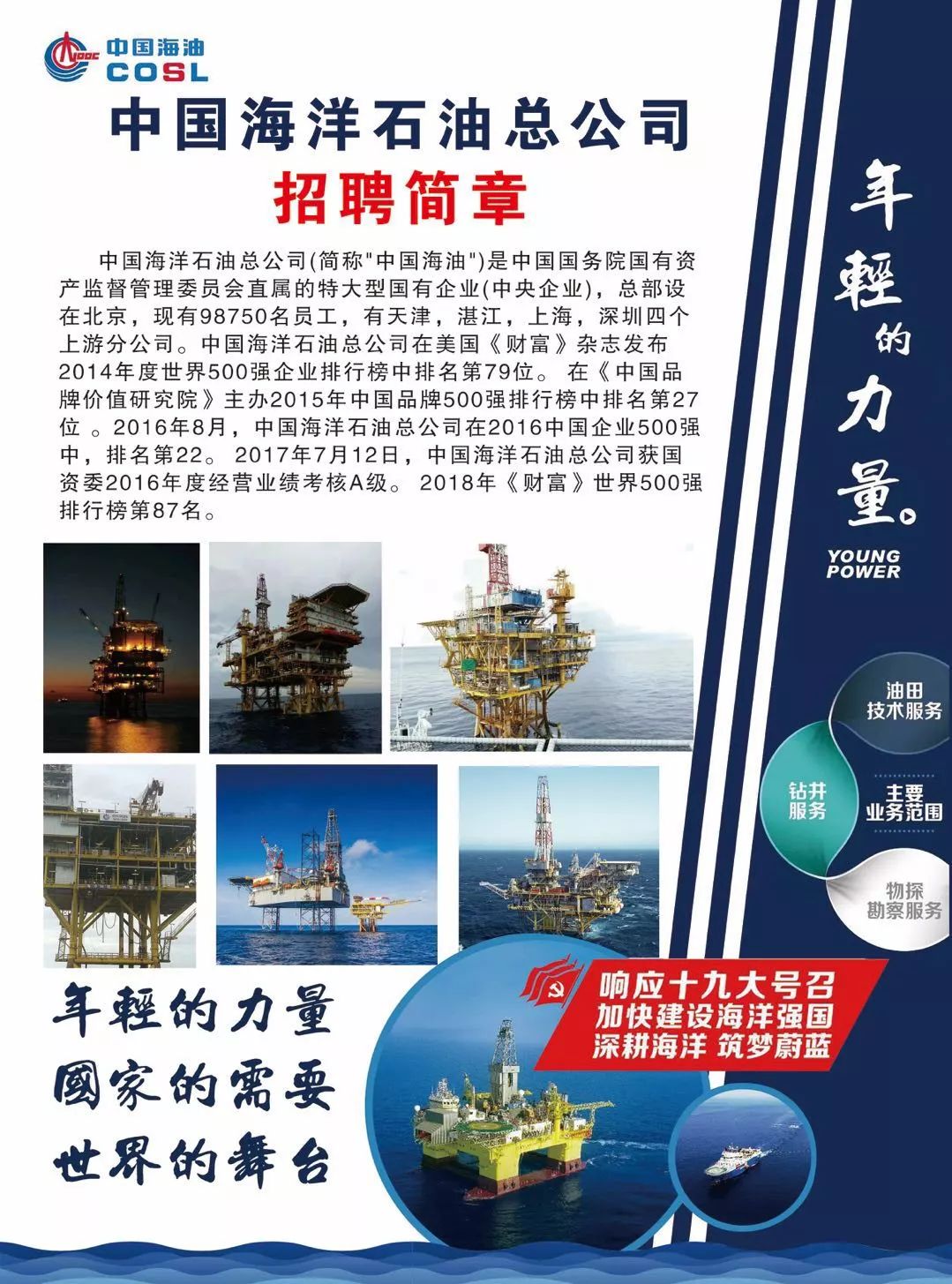【招聘】国际海员 渤海石油 曼妙人生的开始