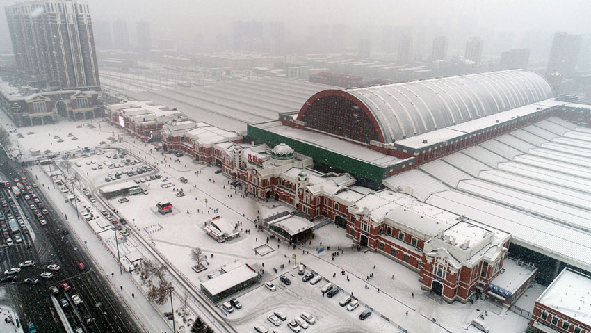 辽宁终于下雪啦!_雪景