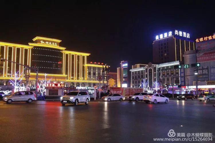 浪漫情人节,美丽的陇州城夜景,让人留恋往返~_陇县