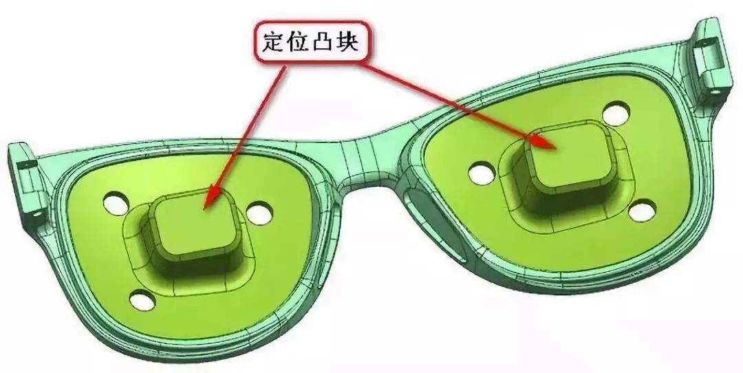 眼镜大家不陌生,眼镜框模具的镜片内槽如何脱模?