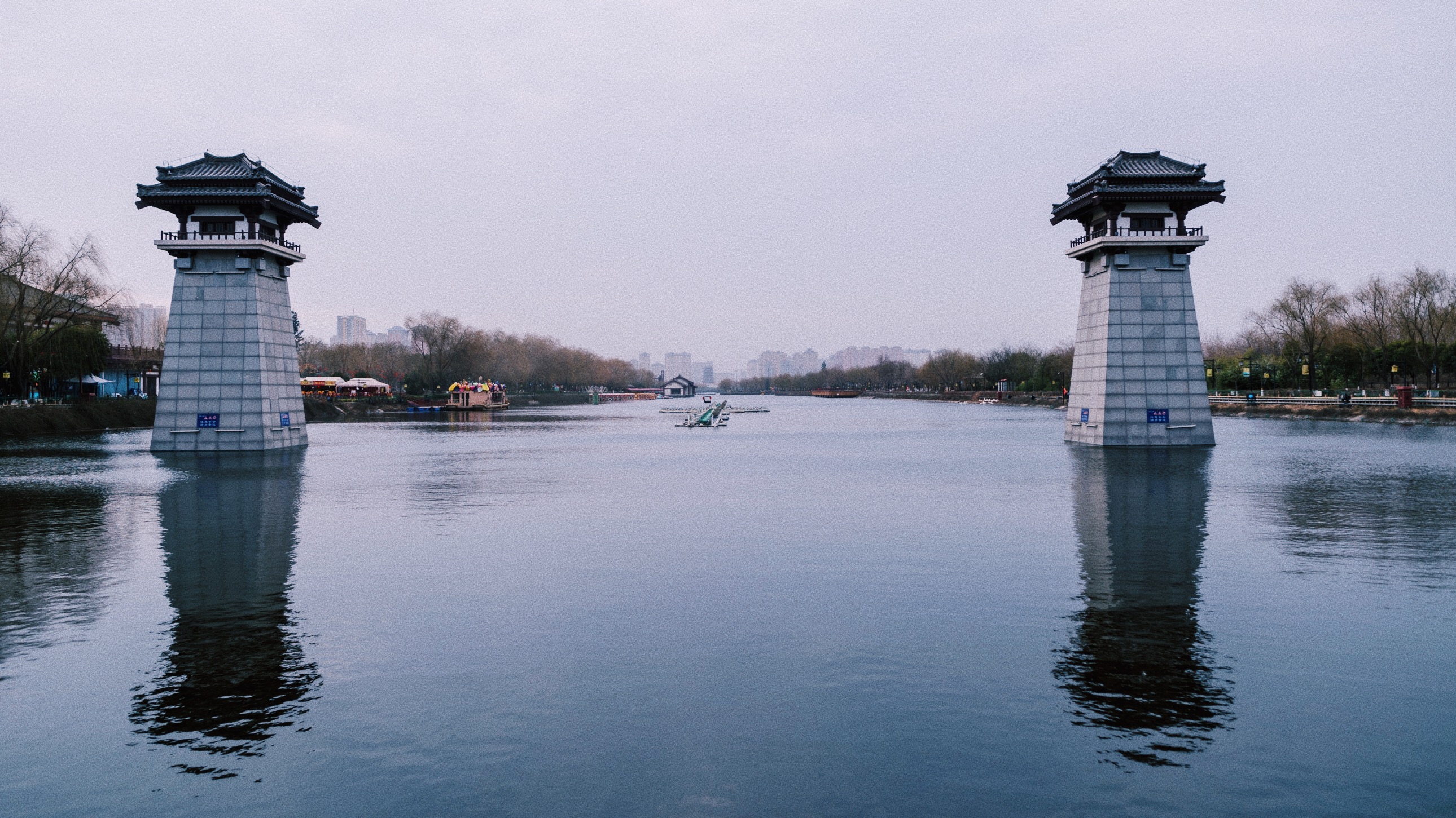 国家级水利风景区—西安汉城湖公园