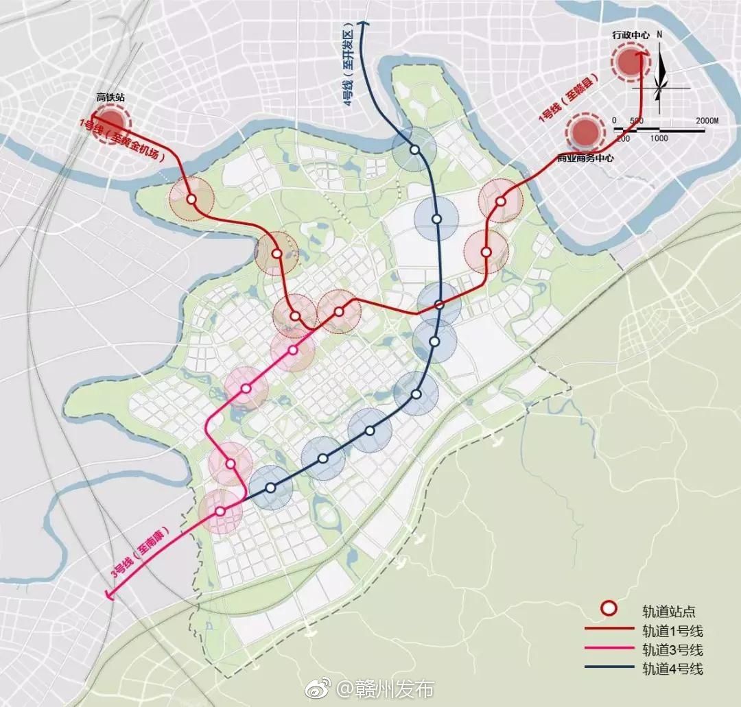 并在蓉江新区形成三个枢纽站,形成赣州市地铁路网最密集的地域之一