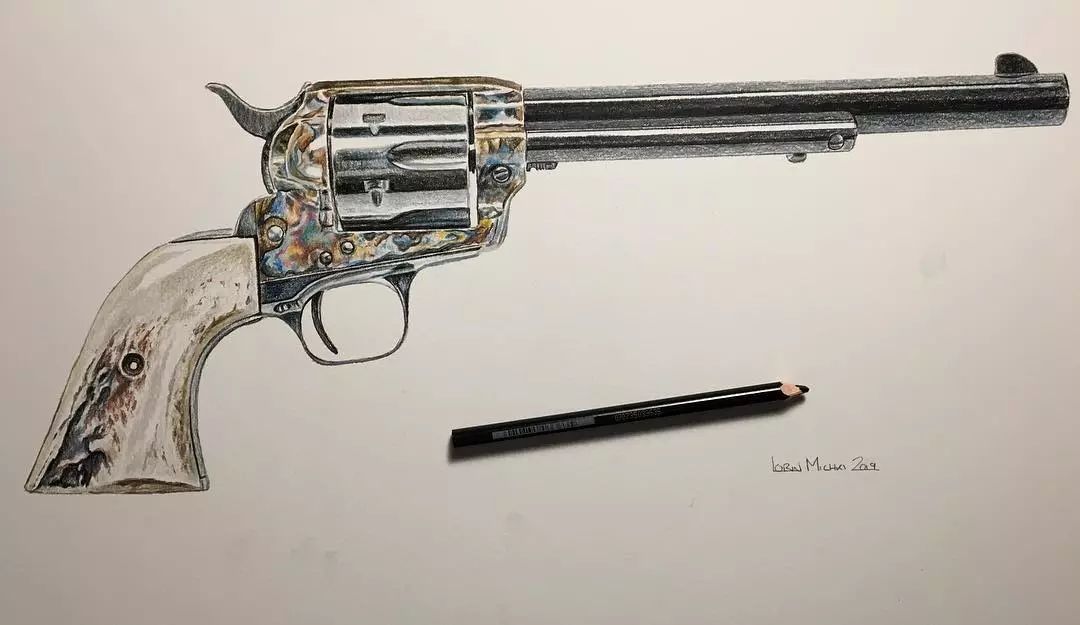 【出神入化】看看喜欢枪械的画师用铅笔画下的武器