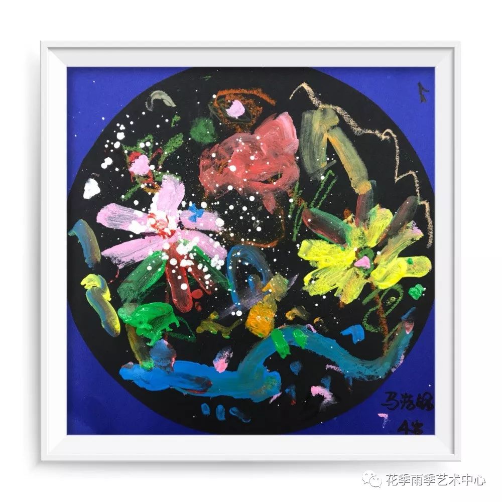 花季雨季周三小小稻阳班的微画展