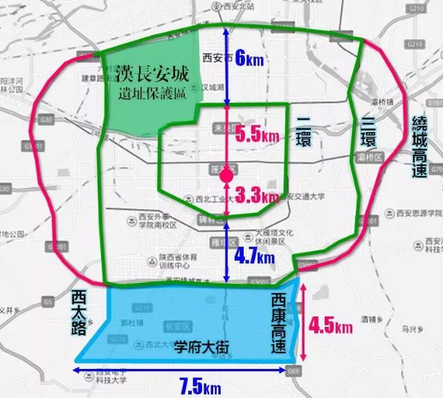 西安外环高速南段计划2020年建成通车或为五环