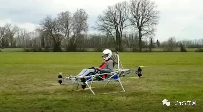 牛人自制无人机载人飞行器飞行测试