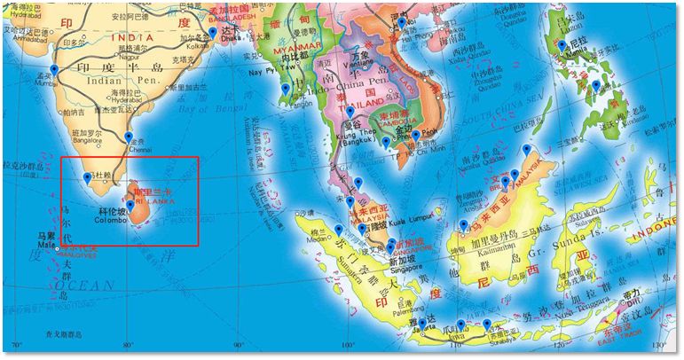 斯里兰卡(sri lanka)位于南亚旧称锡兰,坐落在印度洋上,接近赤道