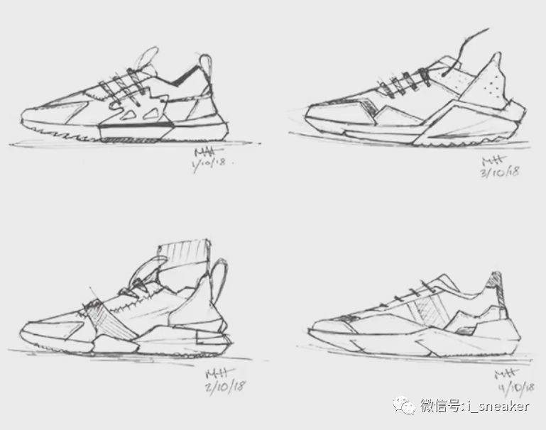 鞋設丨56張球鞋手繪稿賞析 搞笑 第40張