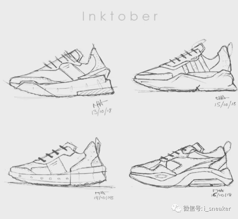 鞋設丨56張球鞋手繪稿賞析 搞笑 第43張