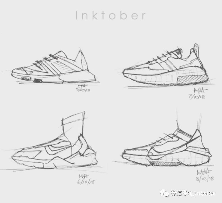 鞋設丨56張球鞋手繪稿賞析 搞笑 第41張