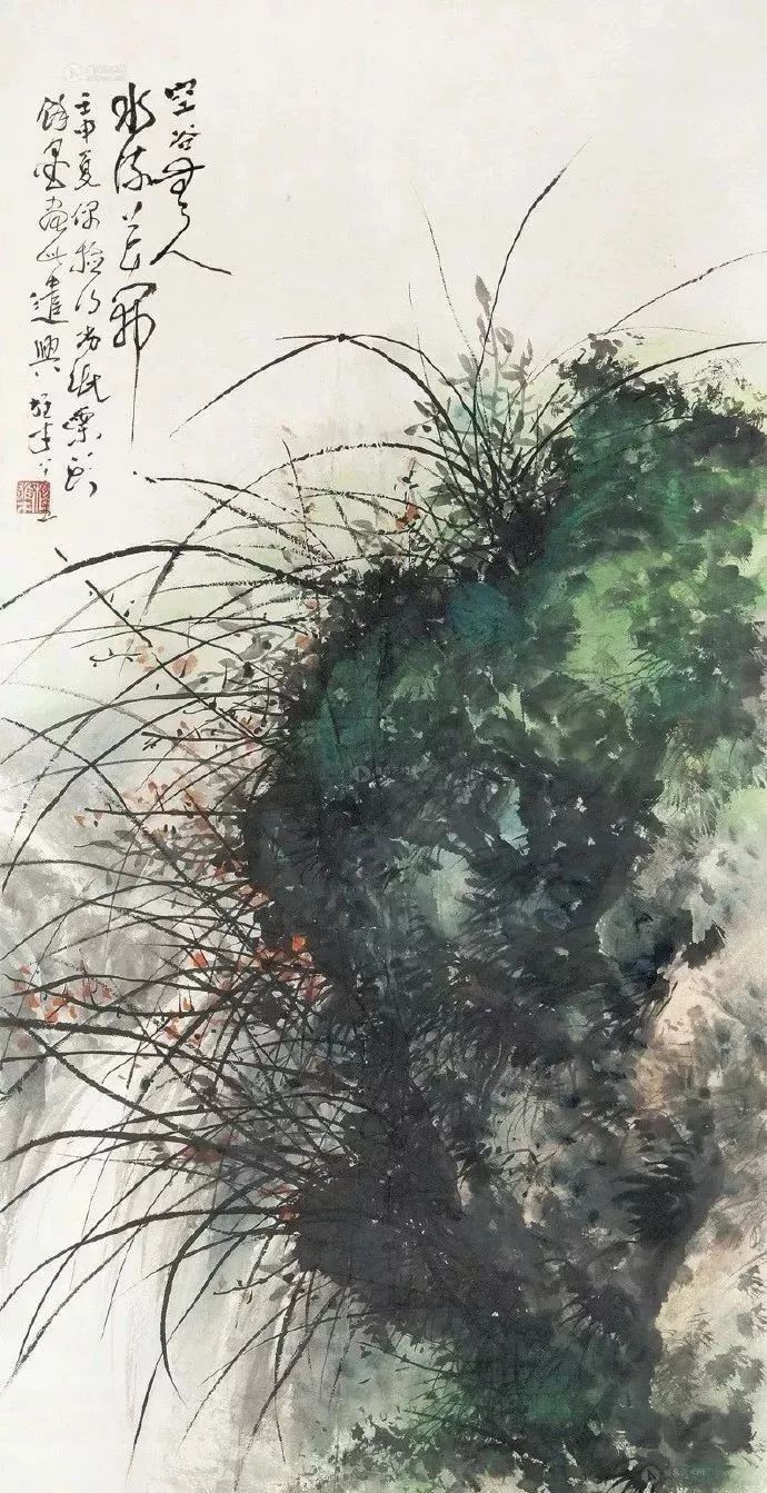 黎雄才画笔下的花鸟