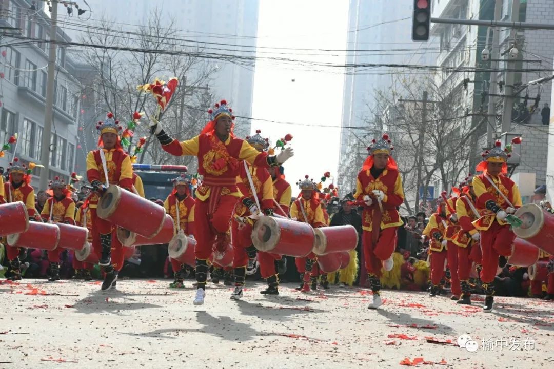 榆中正月十五耍社火闹元宵奔梦新时代