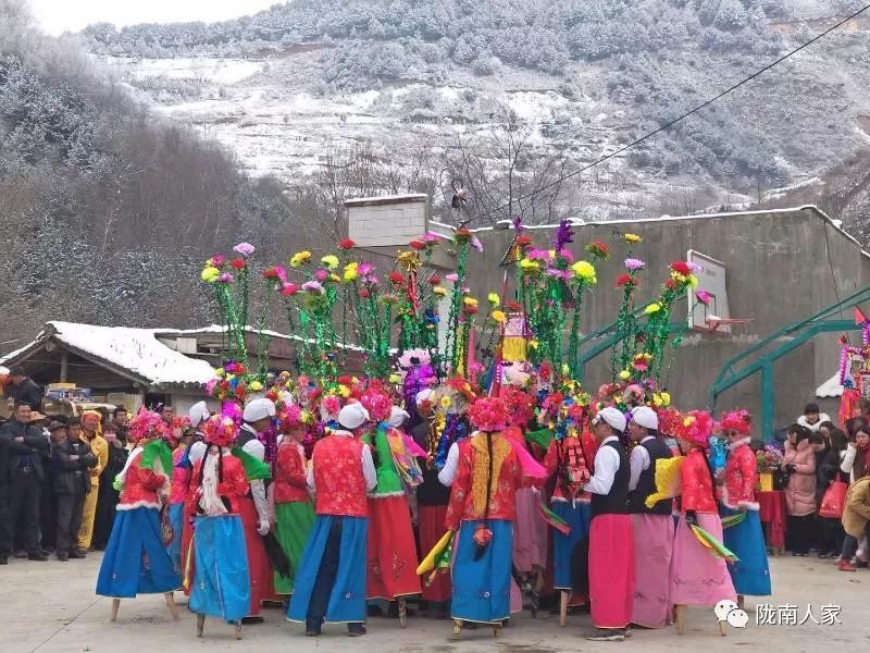 【精彩】武都龙凤乡大阳山村 社火