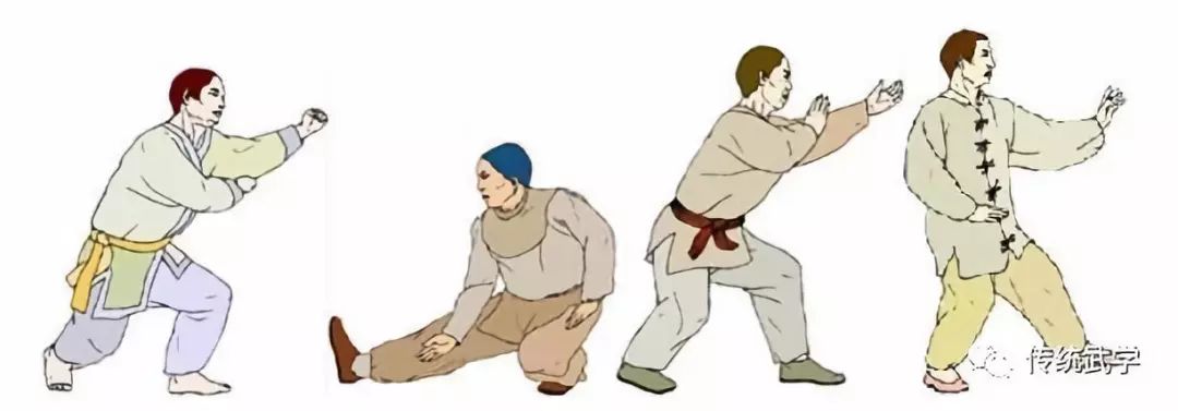 中国古代武术步法训练