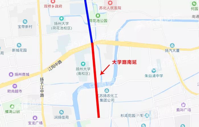 文峰路整治和文峰路拓宽及南延● 江都路南延(开发东路至新328国道