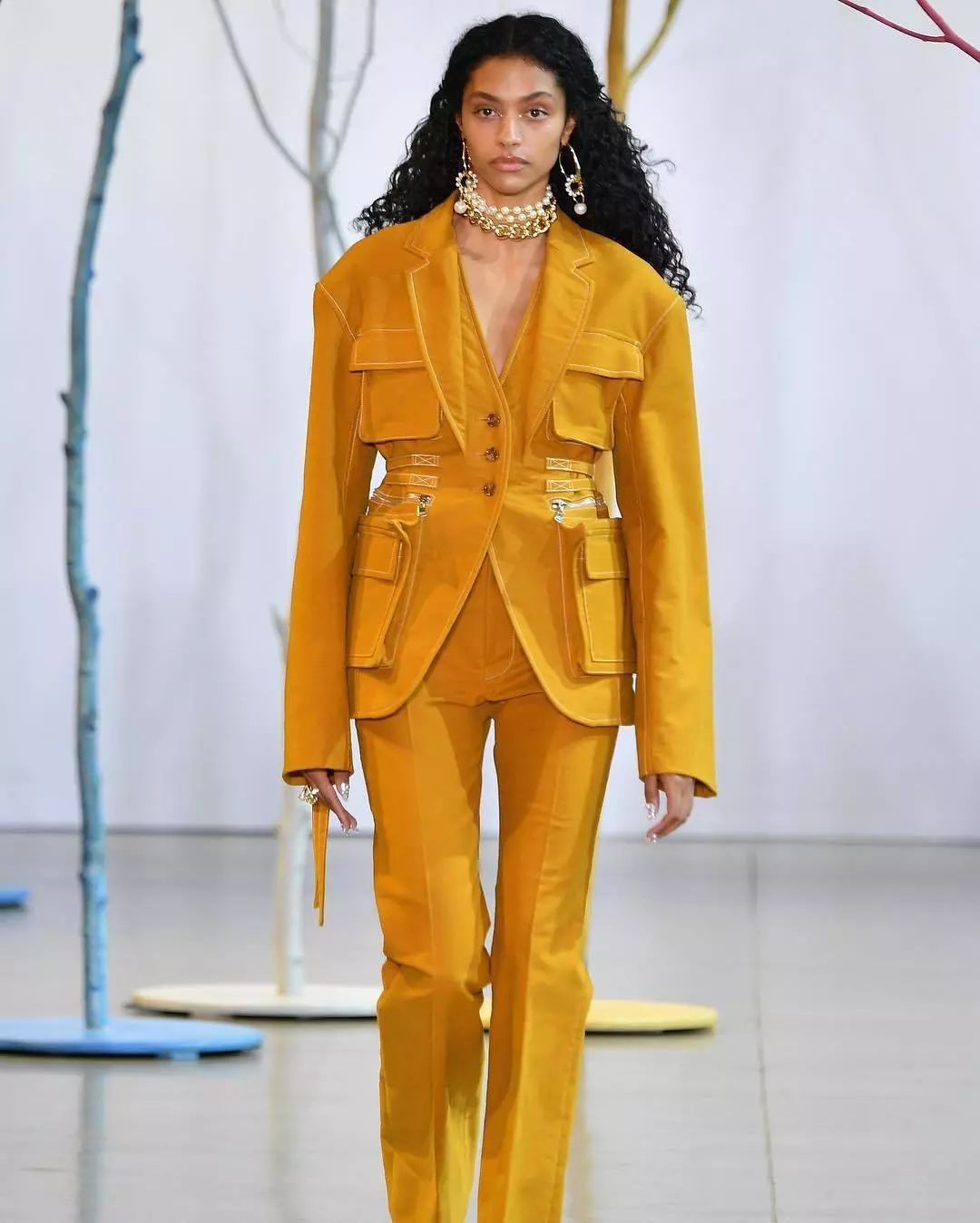 和 IMG 超模一起走進2019秋冬紐約時裝周 時尚 第6張