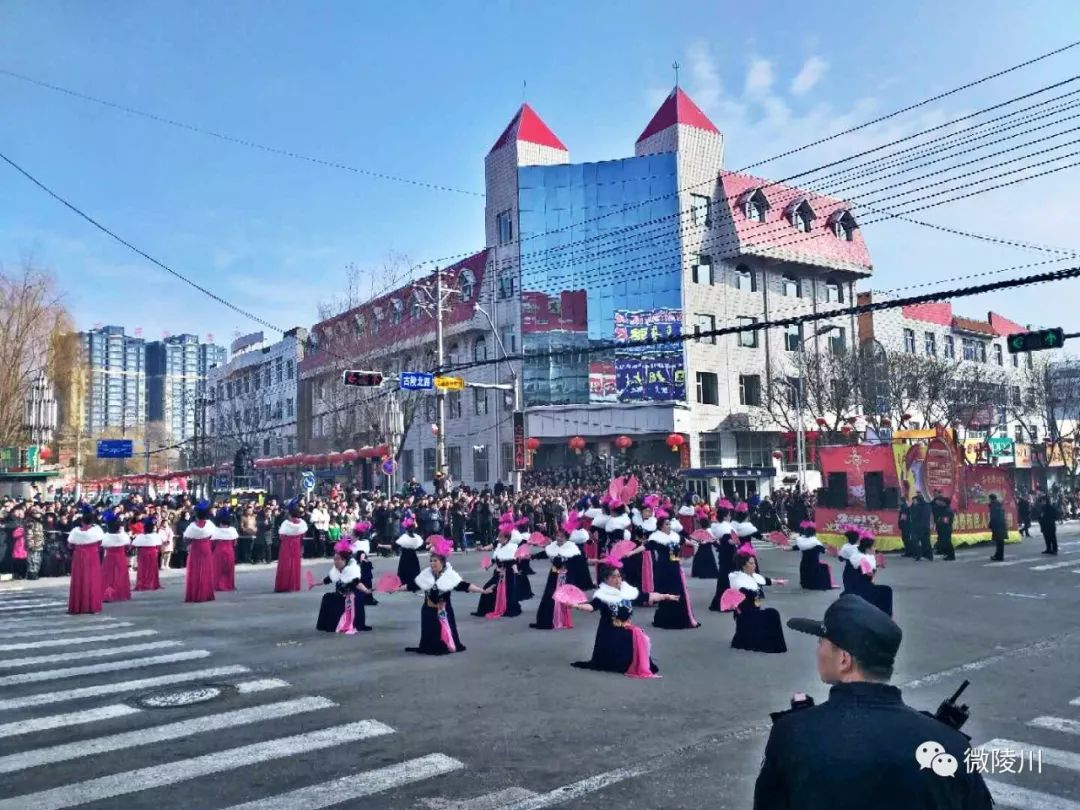 今天上午,陵川县城"游行"啦!你去看了吗?