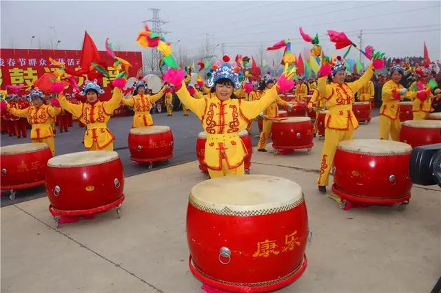 震撼!杨凌千面锣鼓闹元宵