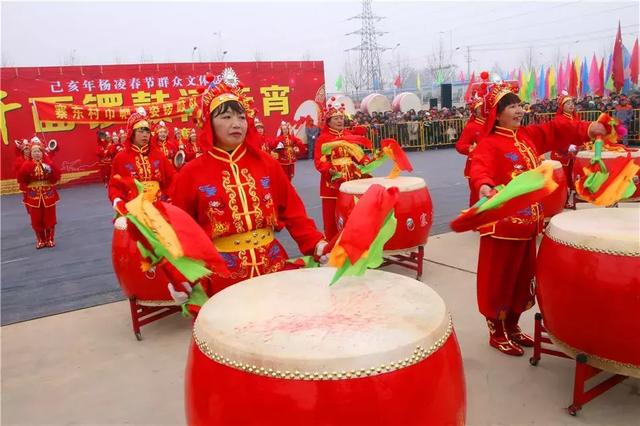 震撼杨凌千面锣鼓闹元宵