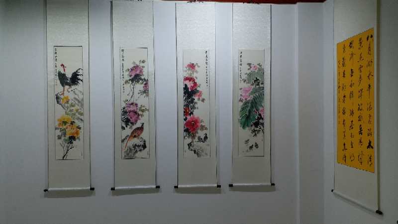 淄博市张店书画院 淄博中山书画院优秀书画家开展作品