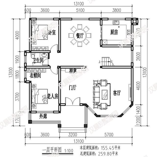 简约淳朴的农村二层别墅,第1栋带神台,第2栋旋转楼梯!