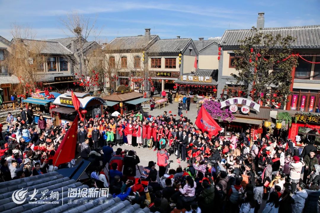 日照东夷小镇!快闪《我爱你中国》!刷爆日照朋友圈