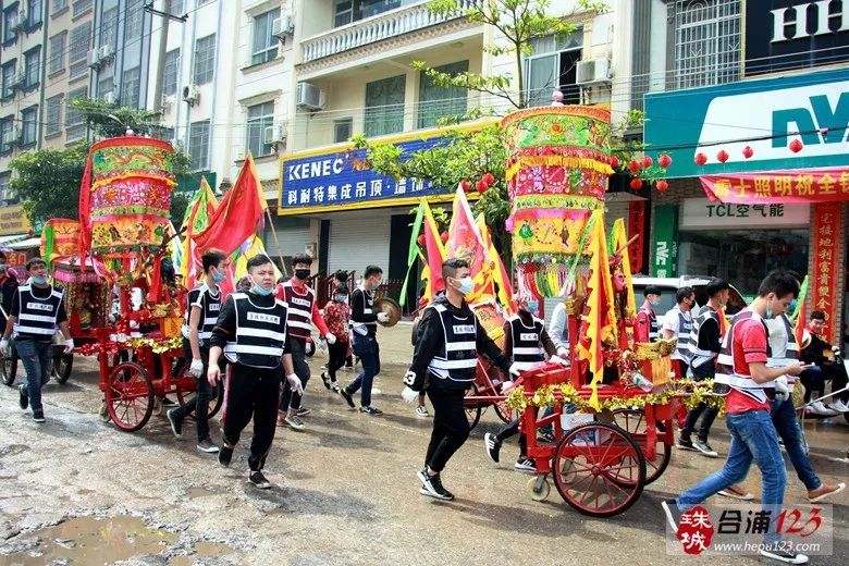 震撼山口的游神场面壮大好多人都没见过