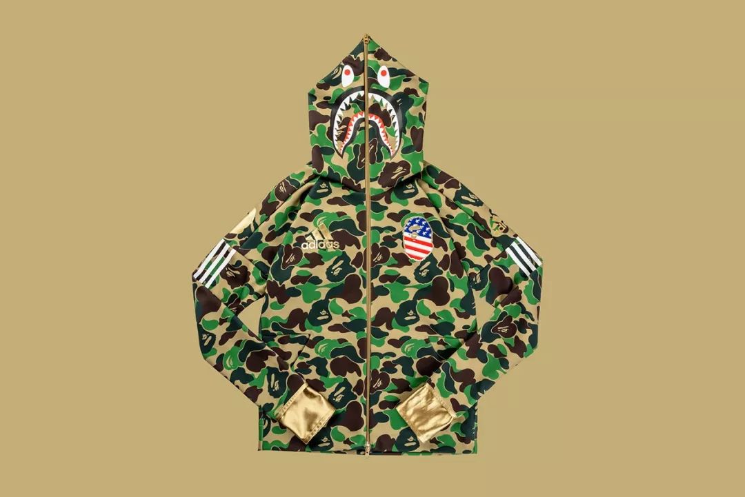 鲨鱼猿人联手Adidas 又搞了波大的？Adidas x Bape SB Shark Hoodie