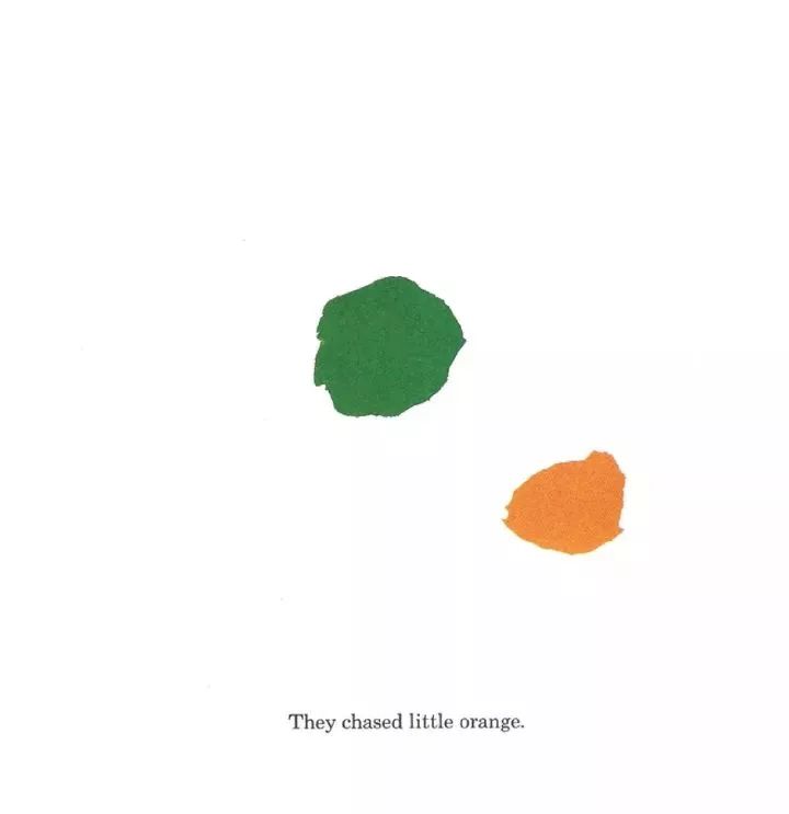they chased little orange.  他们追着小橙玩