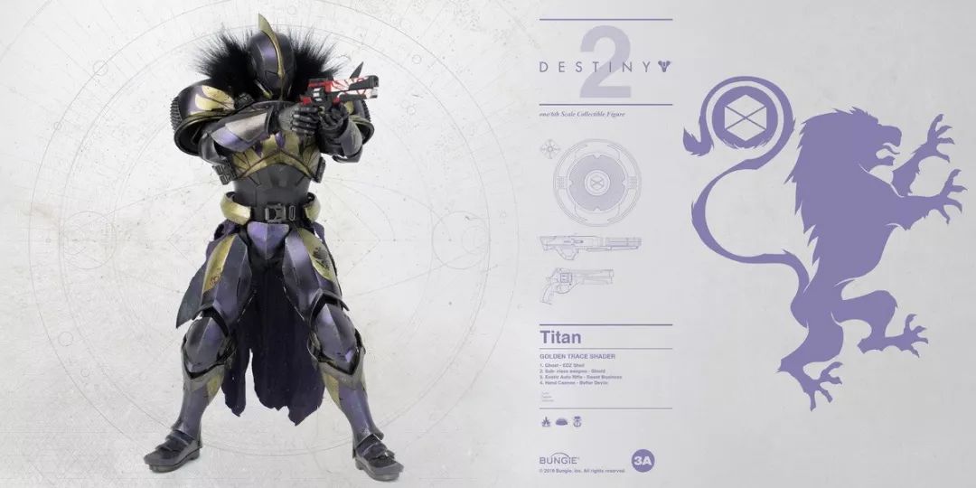 3a toys × bungie《命运2》战士泰坦!