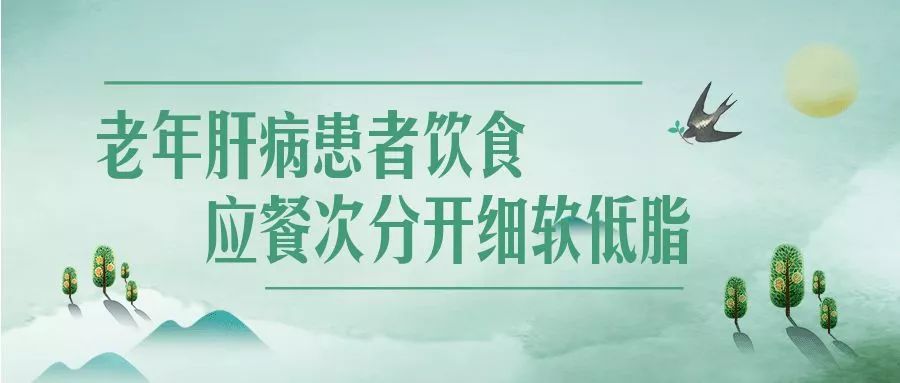 创建老年友善医院佑安营养科老年肝病患者饮食应餐次分开细软低脂