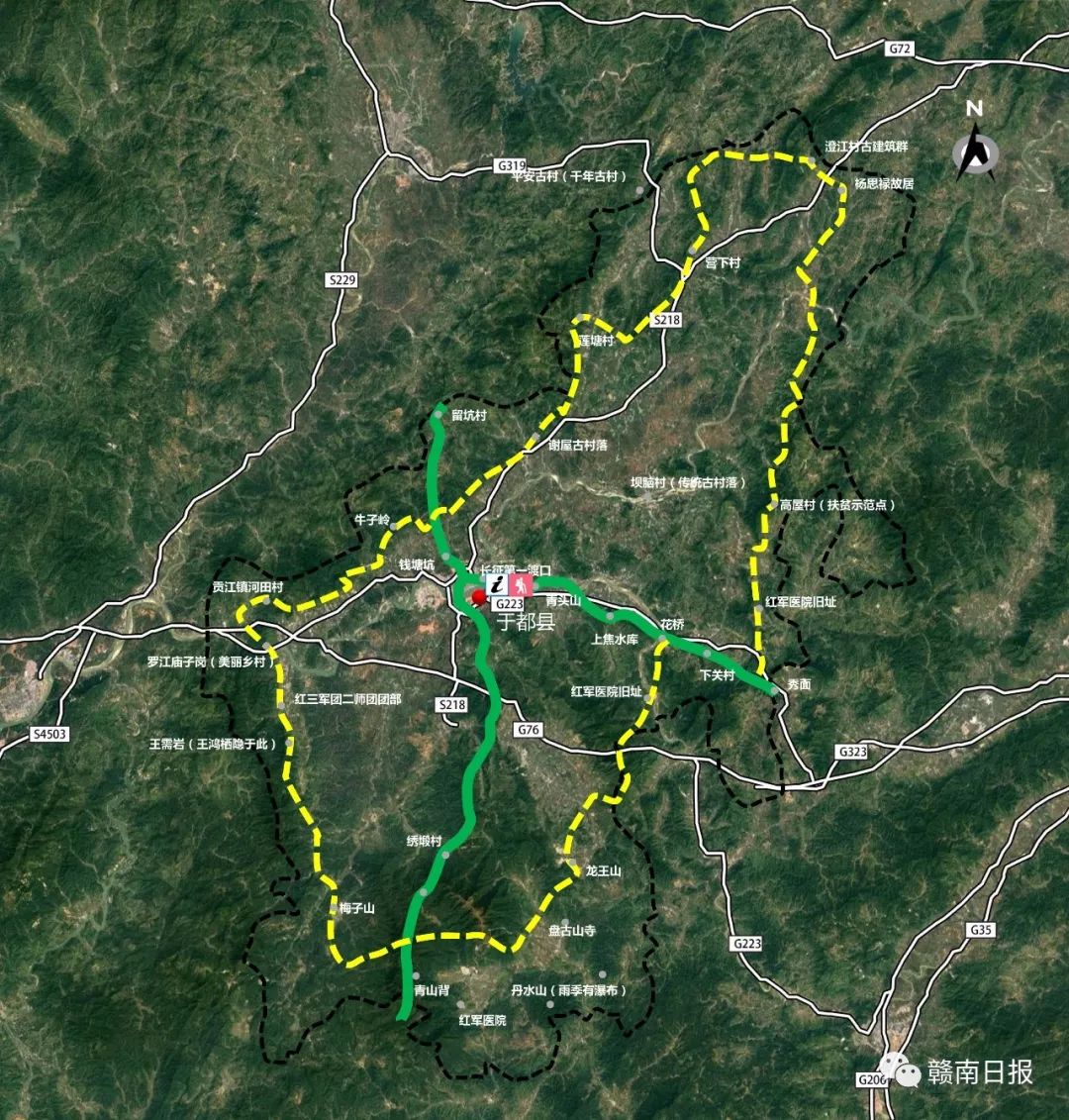 赣州各地国家登山健身步道规划出炉包括我们大寻乌总长5000公里共57条