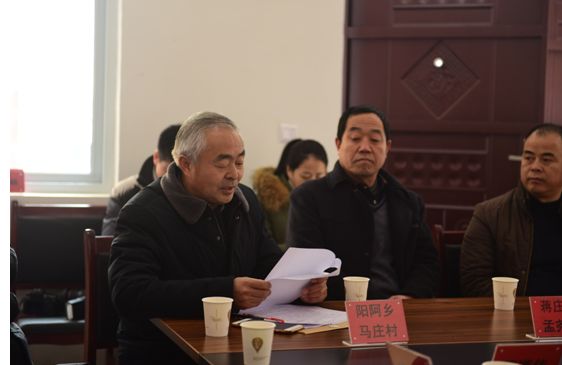 阳阿乡马庄村德孝文化负责人马文明就如何围绕母亲塔开展德孝文化工作