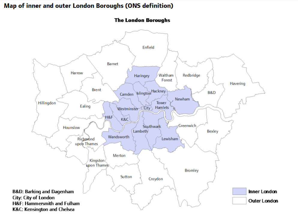 图:伦敦行政区 【英国房产通】也曾梳理过2018年,伦敦当地人首次购房