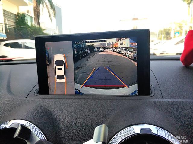 汽车可以全方位监控奥迪a3好司机360全景倒车影像